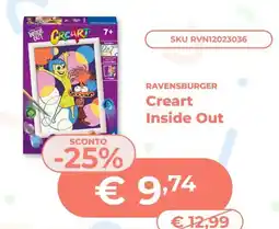 Mornati Paglia Ravensburger Creart Inside Out offerta