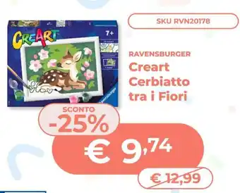 Ravensburger Creart Cerbiatto tra i Fiori