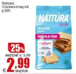 Elite Nattura Crackers integrali offerta