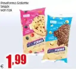 Elite Pesoforma Gallette Snack offerta