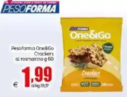 Elite Pesoforma One&Go Crackers al rosmarino offerta