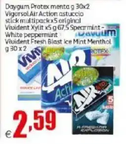 Elite Daygum Protex menta offerta