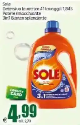 Elite Detersivo lavatrice Sole 3in1 Bianco splendente offerta