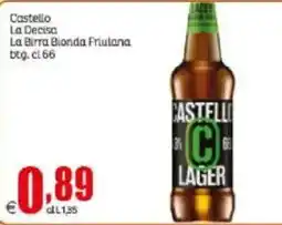 Elite Castello La Decisa La Birra Blonda Friulana offerta