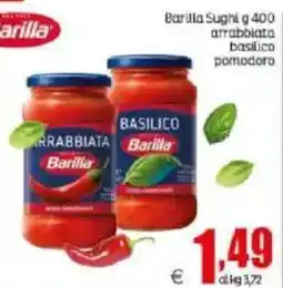 Elite Barilla sughi arrabbiata basilico pomodoro offerta