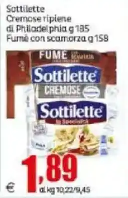 Elite Sottilette Cremose ripiene di Philadelphia offerta