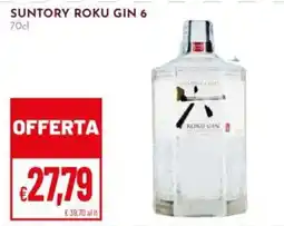 Pan Suntory Roku Gin 6 offerta