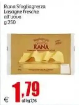 Elite Rana Sfogliagrezza Lasagne fresche all'uovo offerta