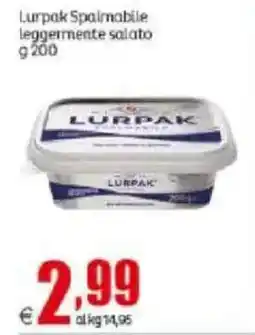 Elite Lurpak Spalmabile leggermente salato offerta
