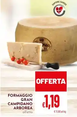 Pan Formaggio Gran Campidano Arborea offerta