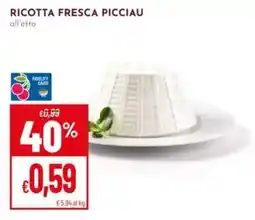 Pan Ricotta fresca Picciaiu offerta