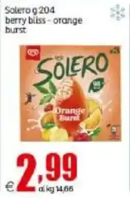 Elite Solero berry bliss - orange burst offerta