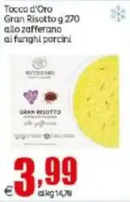 Elite Tacco d'Oro Gran Risotto allo zafferano ai funghi porcini offerta