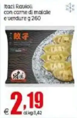 Elite Itaci Ravioli con carne di maiale e verdure offerta