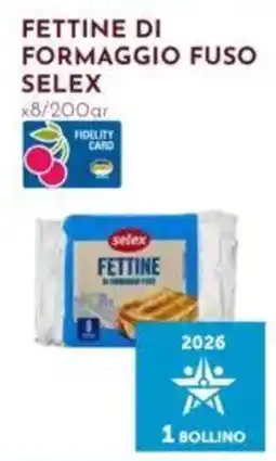 Pan Fettine di formaggio fuso Selex offerta