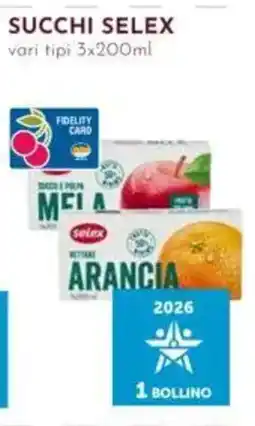 Pan Succhi Selex offerta