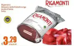 Elite Bresaola della Valtellina igp punta d'anca fetto Rigamonti offerta