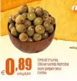 Elite OrtoEtruria Olive verdi farcite con peperone offerta