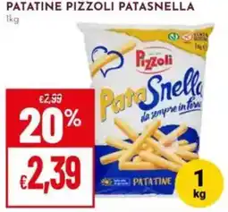 Pan Patatine Pizzoli Patasnella offerta