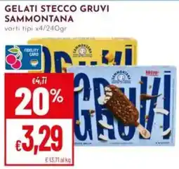 Pan Gelati stecco Gruvi Sammontana offerta