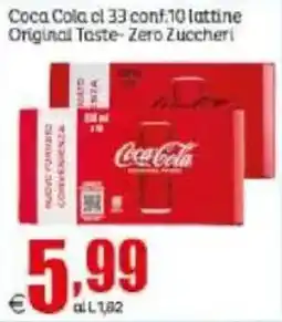 Elite Coca Cola Original Taste Zero Zuccheri offerta