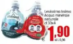 Elite Levissima Acqua minerale naturale offerta