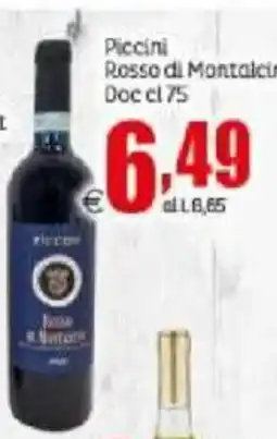 Elite Piccini Rosso di Montalcino Doc offerta