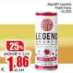 Elite Aquafir Legend frutti rossi offerta