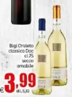 Elite Bigi Ovieto classico Doc offerta