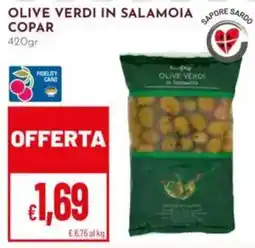Pan Olive verdi in salamoia Copar offerta