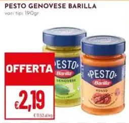 Pan Pesto genovese Barilla offerta
