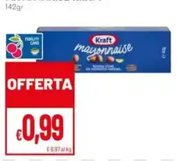 Pan Kraft mayonnaise offerta