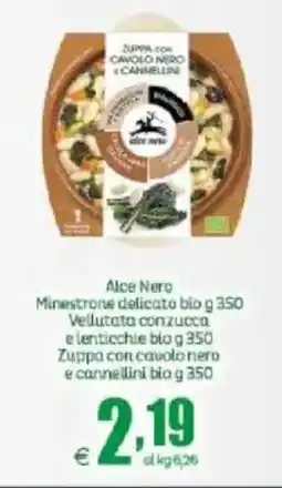 Elite Alce Nero Minestrone delicato bio offerta