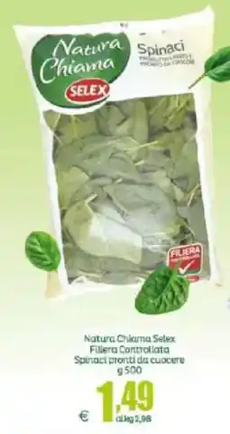 Elite Spinaci Natura Chiama Selex offerta