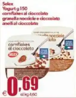 Elite Selex yogurt cornflakes al cioccolato offerta