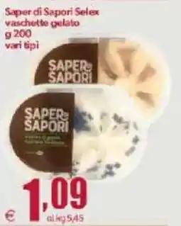 Elite Saper di Sapori Selex vaschette gelato offerta