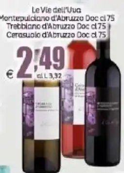 Elite Le Vie dell'Uva offerta