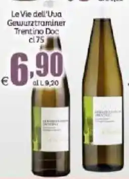 Elite Le Vie dell'Uva Gewurztraminer Trentino Doc offerta