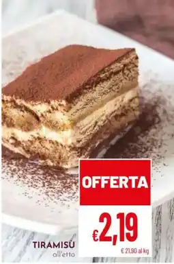 Pan Tiramisù all'etto offerta