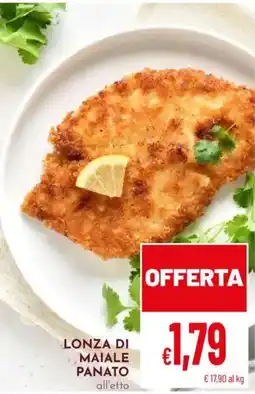Pan Lonza di maiale panato offerta