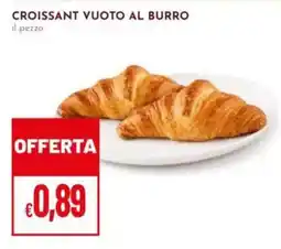 Pan Croissant vuoto al burro offerta