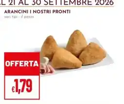 Pan Arancini i nostri pronti offerta