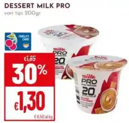Pan Dessert milk pro offerta