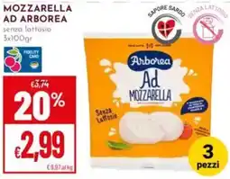 Pan Mozzarella ad arborea senza lattosio offerta