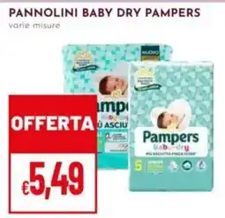 Pan Pannolini baby dry Pampers offerta