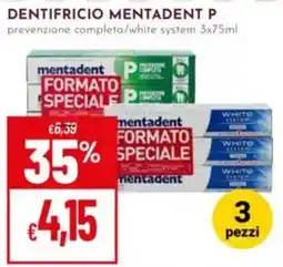 Pan Dentifricio Mentadent P offerta