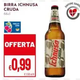 Pan Birra Ichnusa Cruda offerta