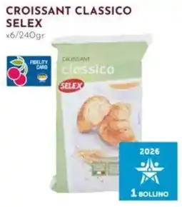 Pan Croissant classico Selex offerta