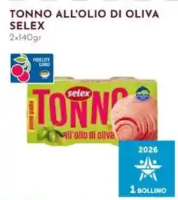 Pan Tonno all'olio di oliva Selex offerta