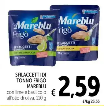 Sfilaccetti di tonno frigo mareblu